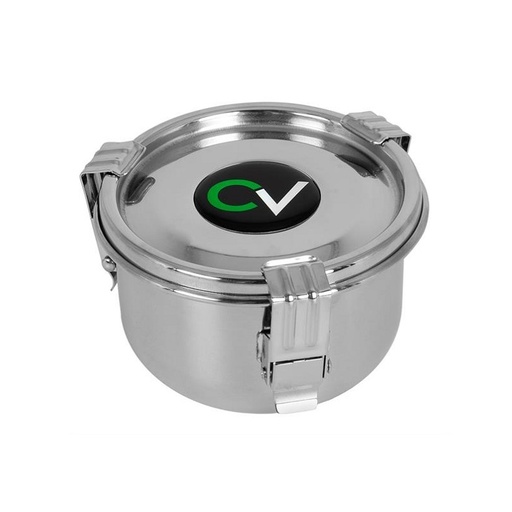 CVault luftdichte Edelstahl Vorratsdose, 0,175 Liter
