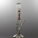 EHLE - Rippenrohr | Rundfuß | 370mm | NS 14,5 | Lava
