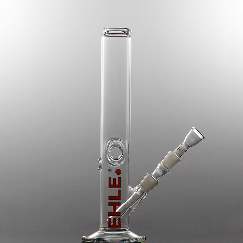 EHLE - 500 ml mit Eisloch - NS 18.8 - rot mit schwarzer Outlinie seitlich