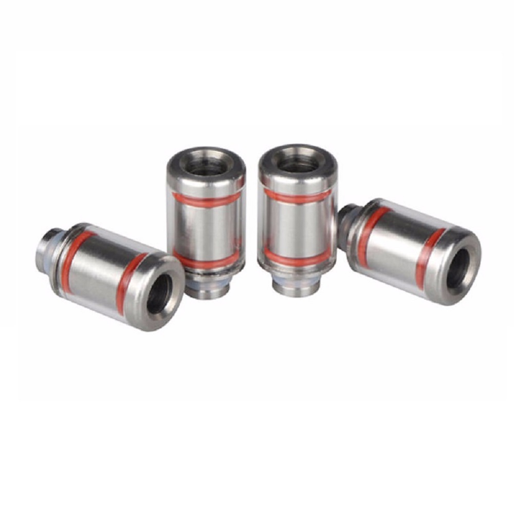 [22203] Mundstück DripTip 510er Metall mit Glas-Hülle aus Metall | Typ 73