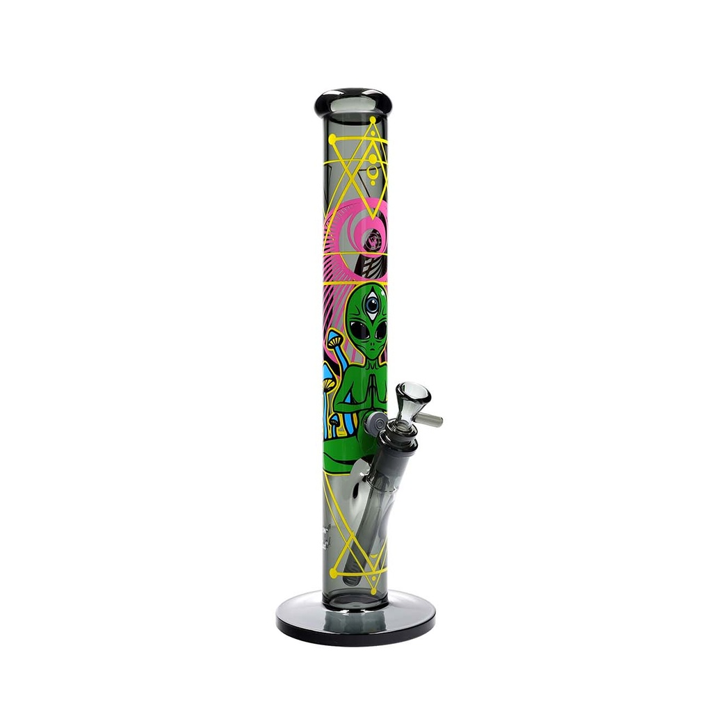 FIRE-FLOW™ -  X Black Leaf Bong TRIPPY ALIEN