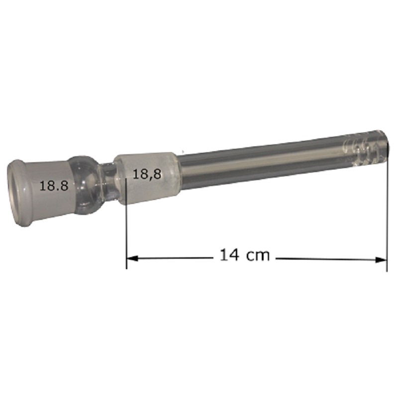 [21704] GLAS Kupplung - Schlitz Diffuser - 18.8er - 14cm