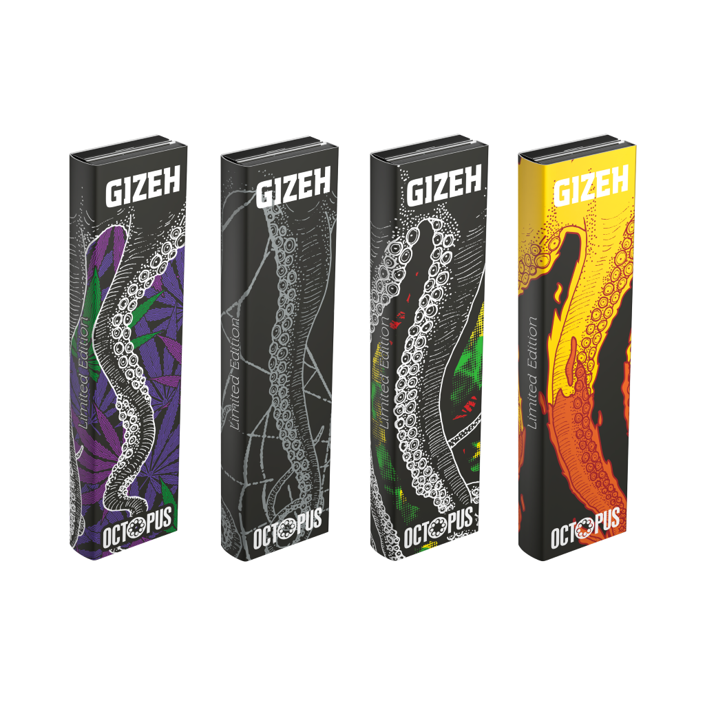 [21677] GIZEH x Octopus Limited Edition King Size Slim + Tips