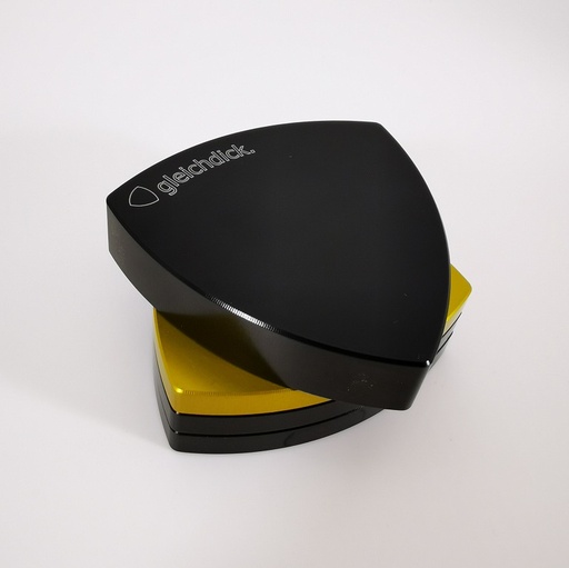 Gleichdick - 4-Teil-Alu-Grinder - Schwarz/GOLD