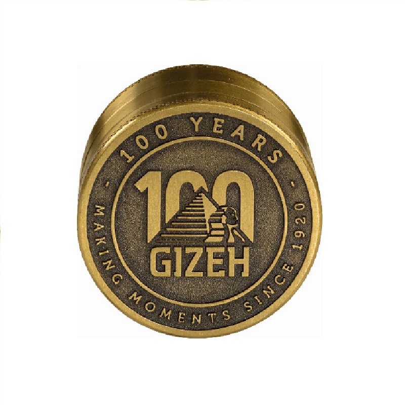 GIZEH - Metall-Grinder 4-tlg. 100 JAHRE