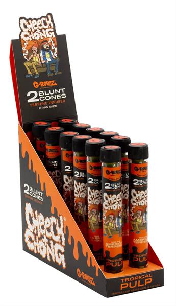 [21360] G-Rollz "Cheech & Chong" Tropical Pulp Terpene Infused Blunt Cones