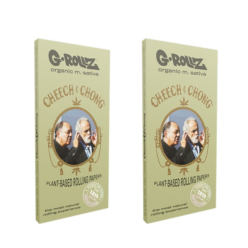 G-ROLLZ - CHEECH & CHONG / MEDICAGO SATIVA - King Size Slim Papers + Tips