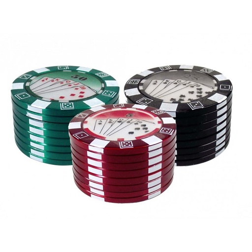 GHODT - 3-Teil-Alu-Grinder - POKERCHIP
