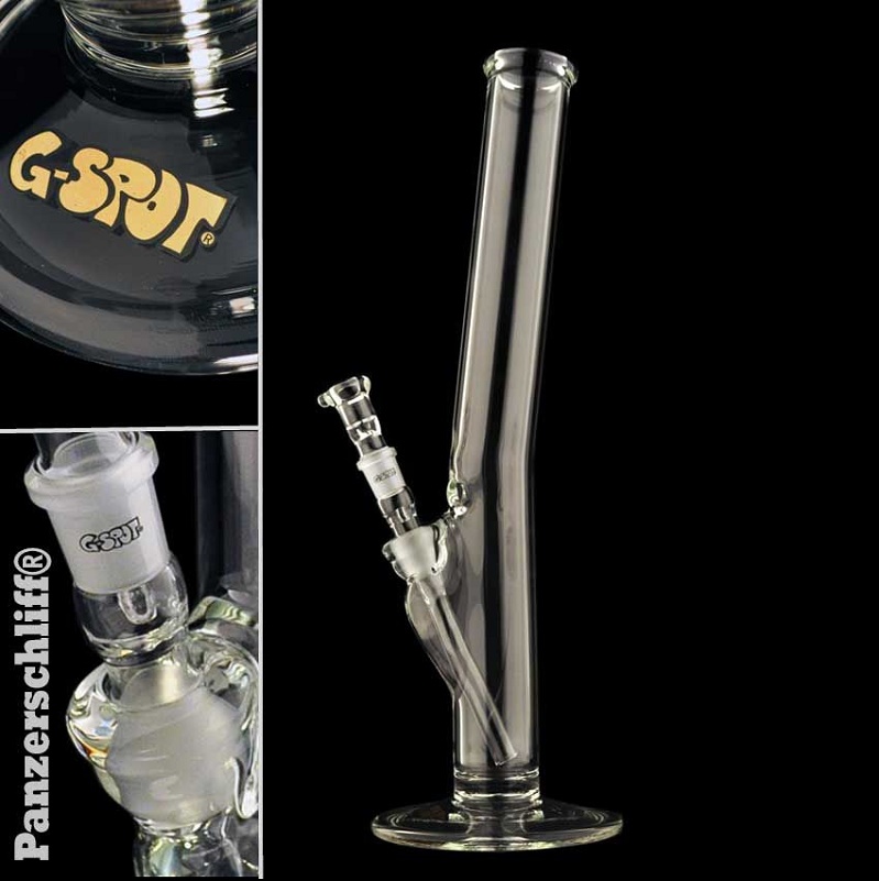 [21592] G-SPOT - Zylinderbong gebogen 50 x 450 x 5 mm - NS 18.8