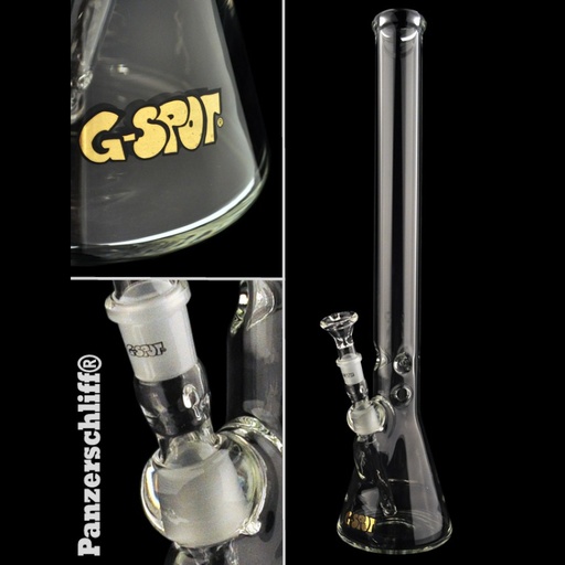 G-SPOT - Beakerbong Eis 50 x 550mm x 5mm - Panzerschliff - 3-teilig