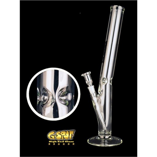 G-SPOT - Zylinder gebogen - Eis - 50 x 500 x 7 mm - NS 18.8