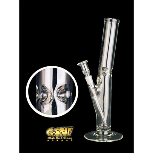 G-SPOT - Zylinder gebogen - Eis - 50 x 400 x 7 mm - NS 18.8