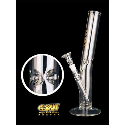 G-SPOT - Zylinder gebogen - Eis - 50 x 400 x 5 mm - NS 18.8