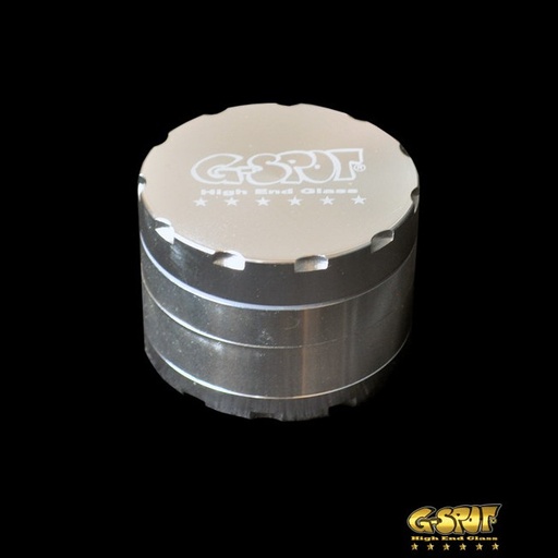 G-SPOT - 4-Teil-Alu-Grinder - Ø 50mm - SILBER