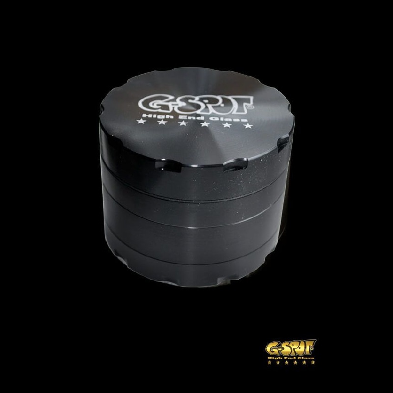 G-SPOT - 4-Teil-Alu-Grinder - Ø 62mm - SCHWARZ