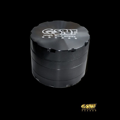 G-SPOT - 4-Teil-Alu-Grinder - Ø 62mm - SCHWARZ
