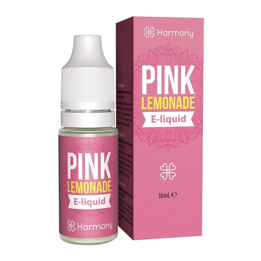 HARMONY - E-liquid - Pink Lemonade 10ml CBD 30mg 3mg/ml - MHD 06/2021