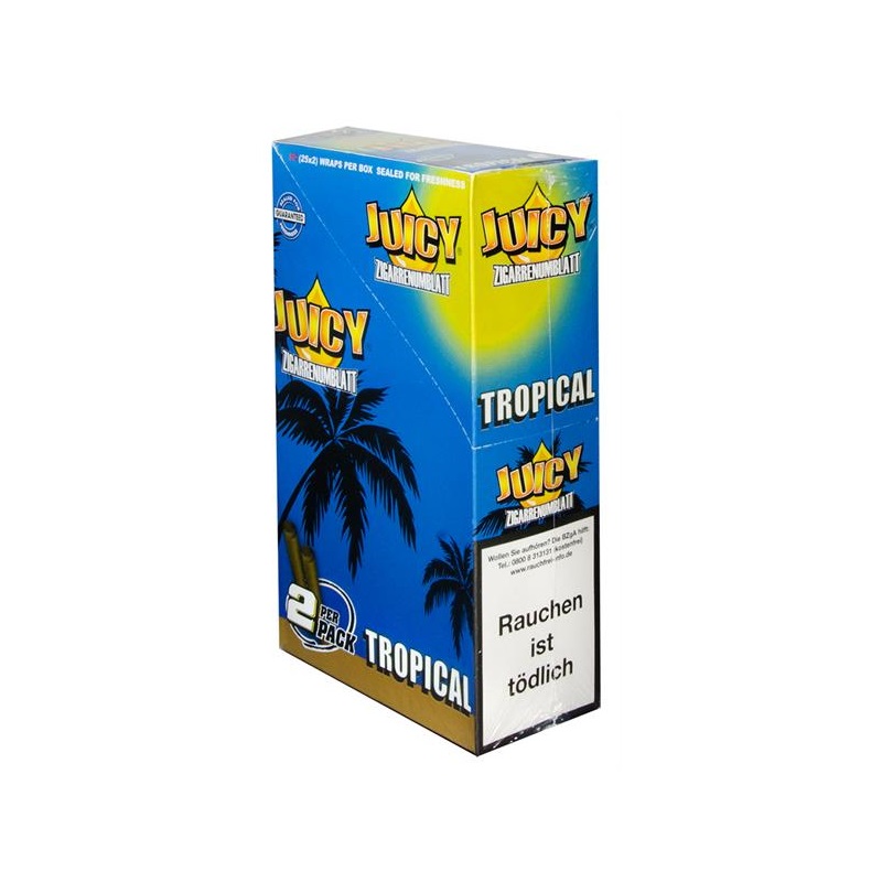Juicy - TROPICAL - Double Wrap Blunts