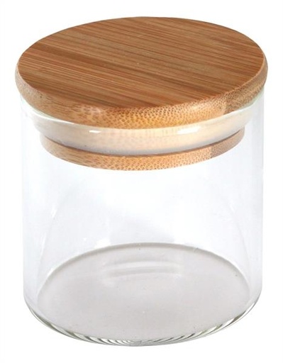 Vakuum Glas mit Bambusdeckel
