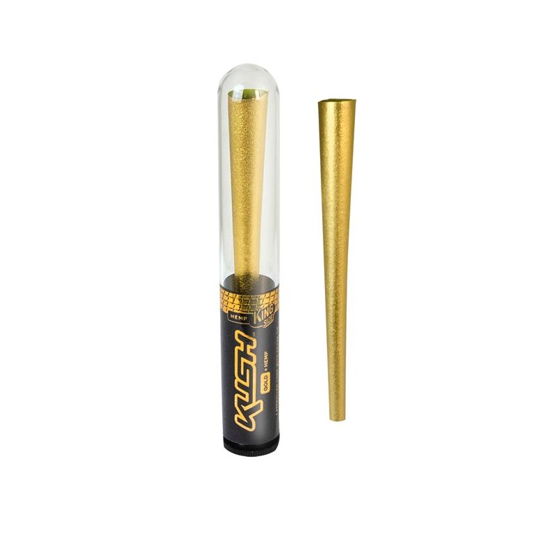KUSH - GOLD + HEMP - King Size Cone