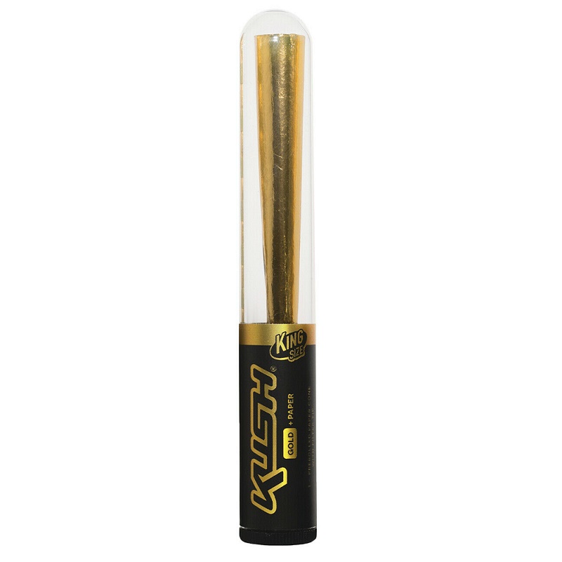[22081] KUSH - GOLD + PAPER - King Size Cone