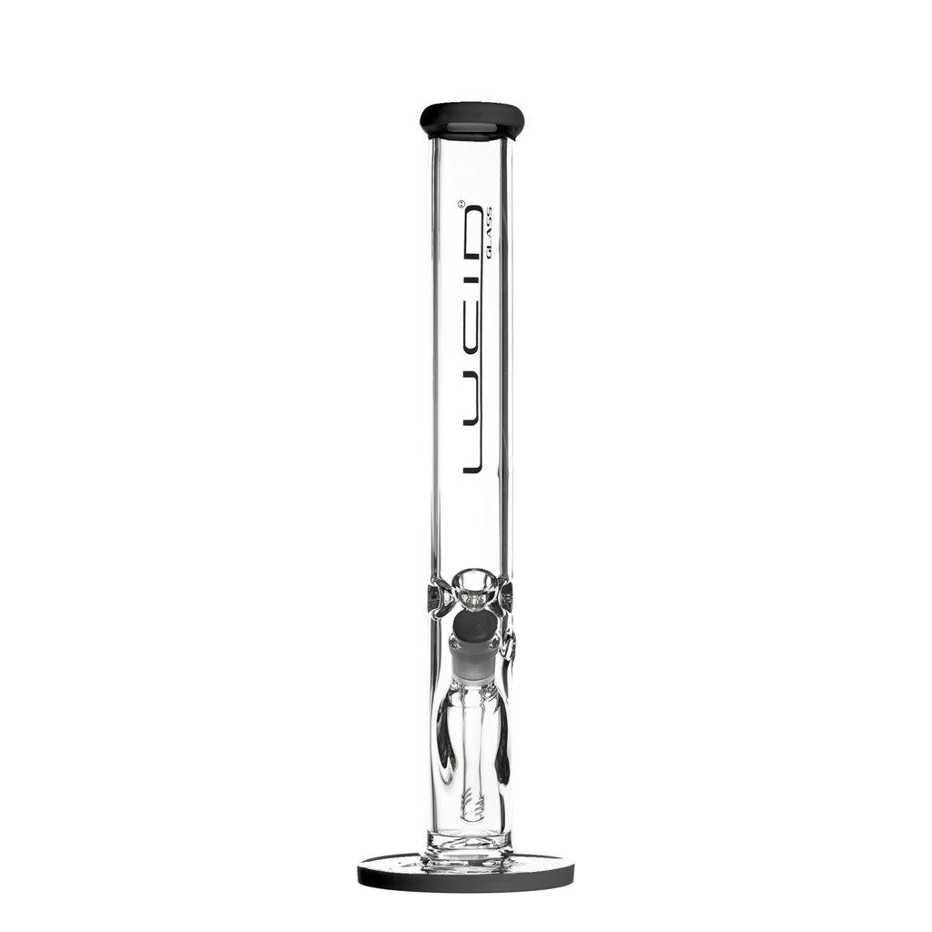 Lucid Glass - Bong - Height 34cm Black