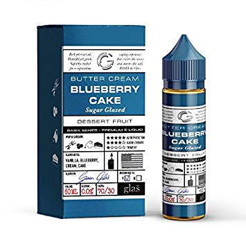 GLAS BASIX BLUEBERRY CAKE | Vanille-Buttercreme-Torte mit Blaubeeren | OVERDOSED 50ml