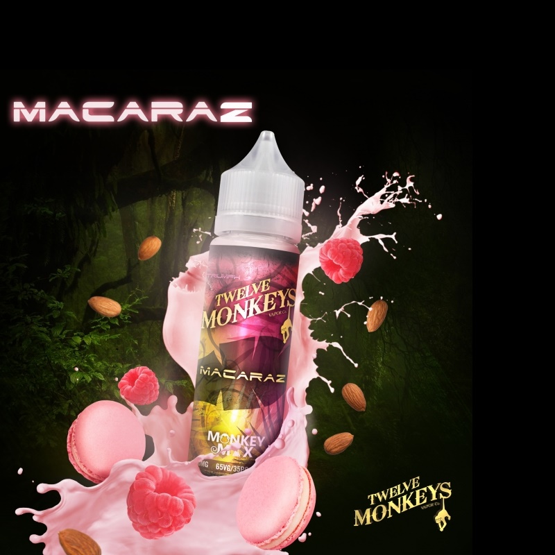 [22892] Twelve Monkeys MACARAZ Liquid - 65VG/35PG - 50ml