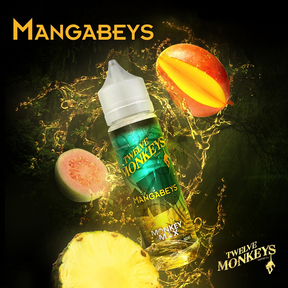 Twelve Monkeys MANGABEYS Shake 'n Vape - 75VG/25PG - 50ml
