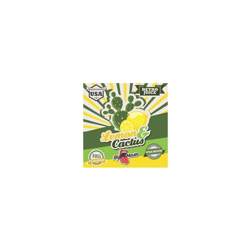 Big Mouth - Retro Juice | Aroma | Lemon, Cactus | Zitrone & Kaktus | 10ml