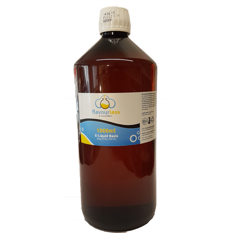 flavourless Base 1000ml, ohne Nikotin, 100% VG - MHD 03/2020