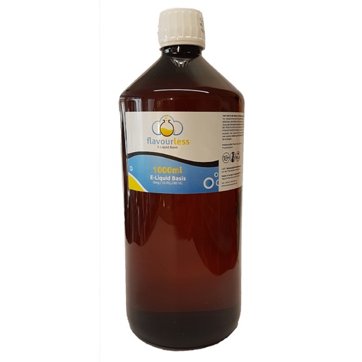 flavourless Base 1000ml, ohne Nikotin, 20% PG / 80 %VG