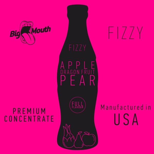 Big Mouth Fizzy Aroma Apple, Dragon Fruit, Pear | Apfel, Drachenfrucht & Birne | 10ml