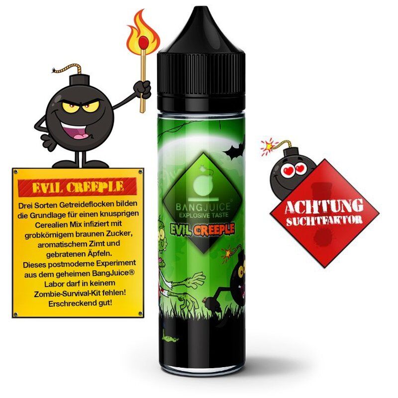 Bang Juice - Aroma | Evil Creeple | S&V Aroma | Cerealien, Zimt, Apfel