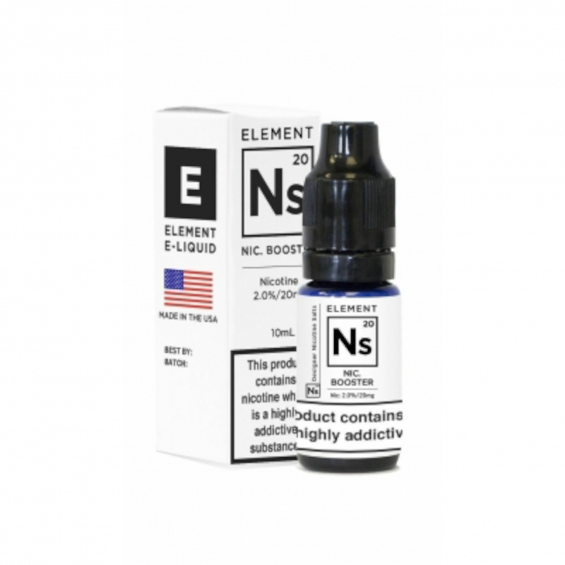 ELEMENT - Nikotinsalz Booster Liquid Ns20 Basen-Shot (65|35) 20mg - 10ml