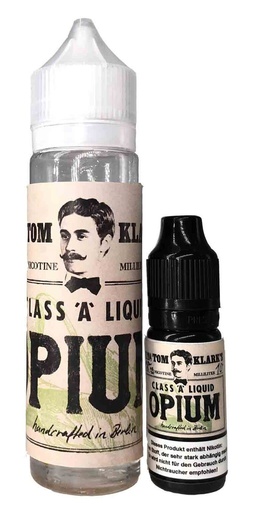 Tom Klark - Opium ( erdiges Aroma mit Whiskynote ) | 50ml - MHD abgel. 06/2020
