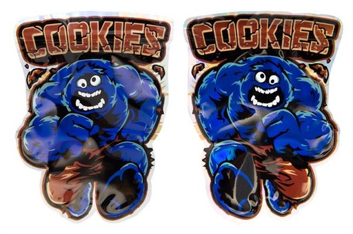 "Mylar Bag" Geruchststopp Zip-Beutel Small "Cookies"