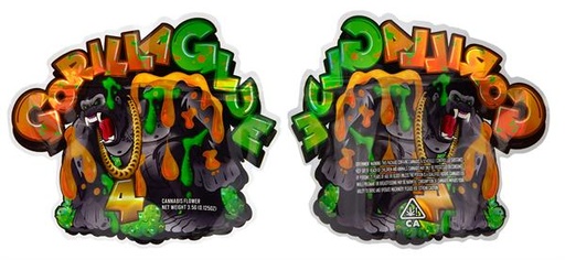 Mylar Bag Geruchststopp Zip-Beutel Small "Gorilla Glue"