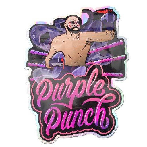 Mylar Bag Geruchsstop Zip-Beutel Small "Purple Punch"