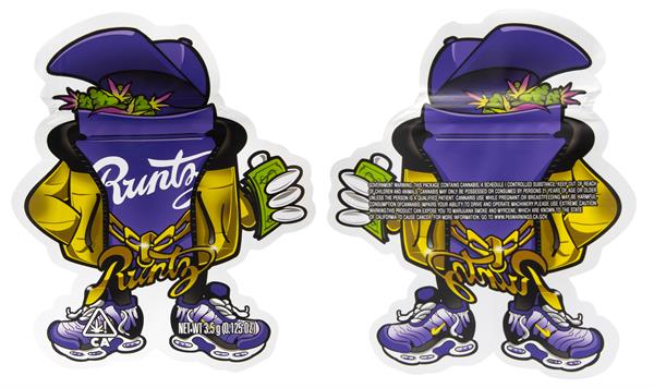 "Mylar Bag" Geruchststopp Zip-Beutel Small "Runtz"