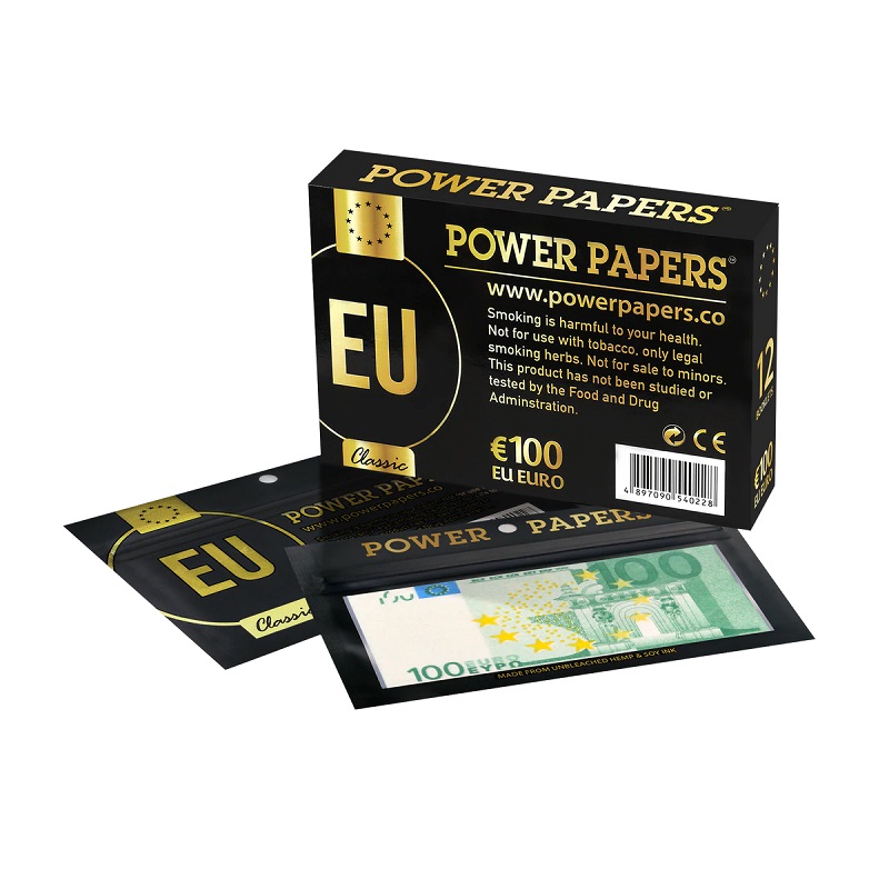 [22342] Power Papers - 100 EURO - King Size + Tips