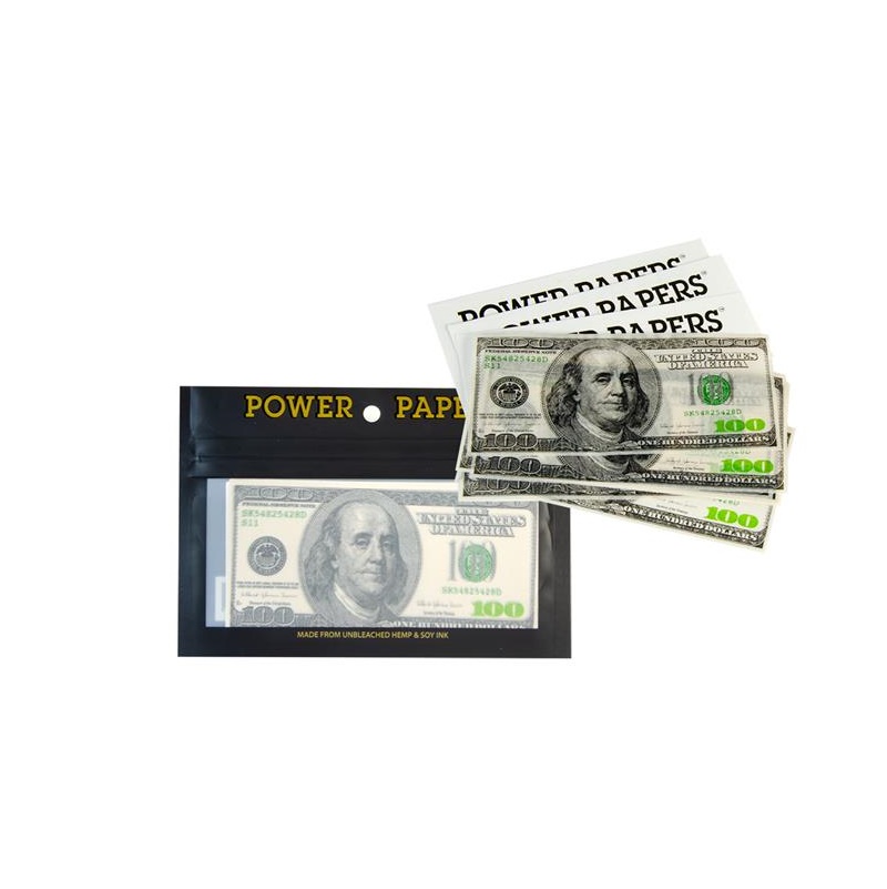 Power Papers - 100 DOLLAR - King Size + Tips