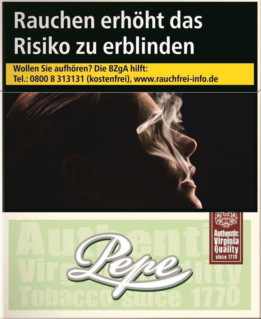 Pepe Bright Green XXXL (40 Zigaretten)