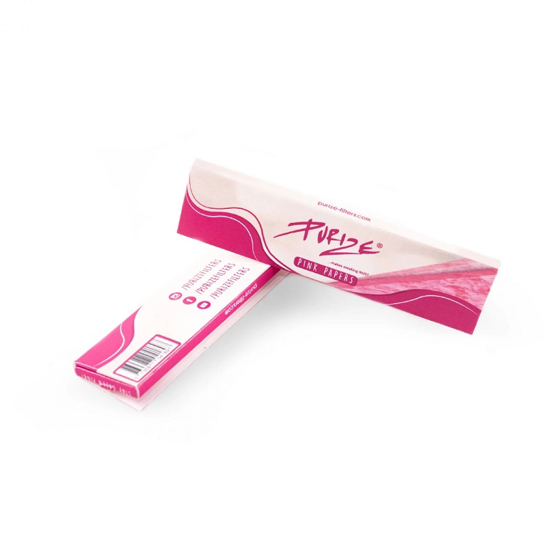 PURIZE - King Size Slim Papers - PINK
