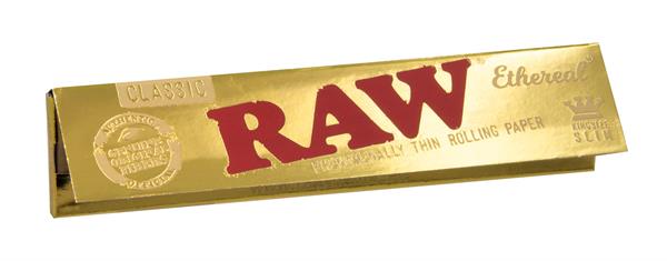 [22527] RAW Ethereal (Gold) King Size Slim Papier