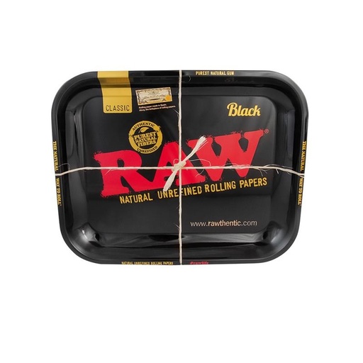 RAW - BLACK - Rolling Tray - Classic - Large