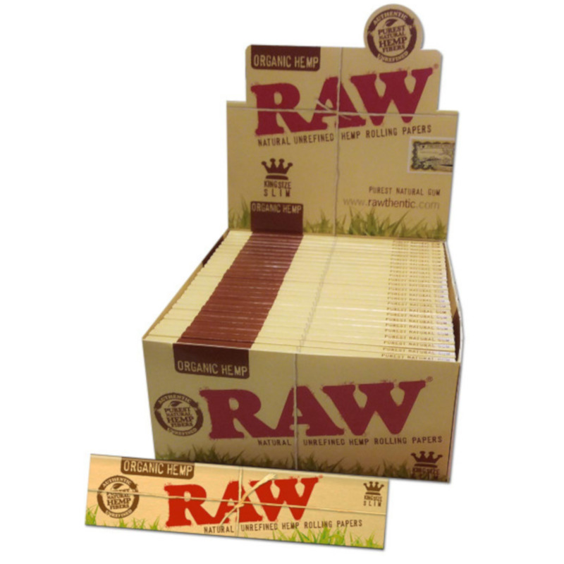 RAW - ORGANIC HEMP - King Size Slim Papers