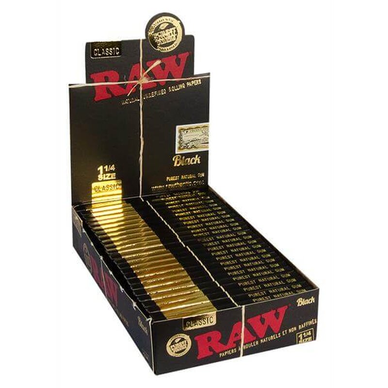 RAW - BLACK / CLASSIC - 1¼ Size Papers