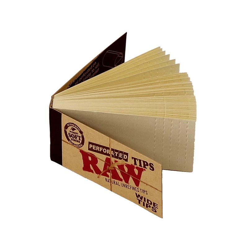 RAW - Wide Tips - King Size - Perforiert