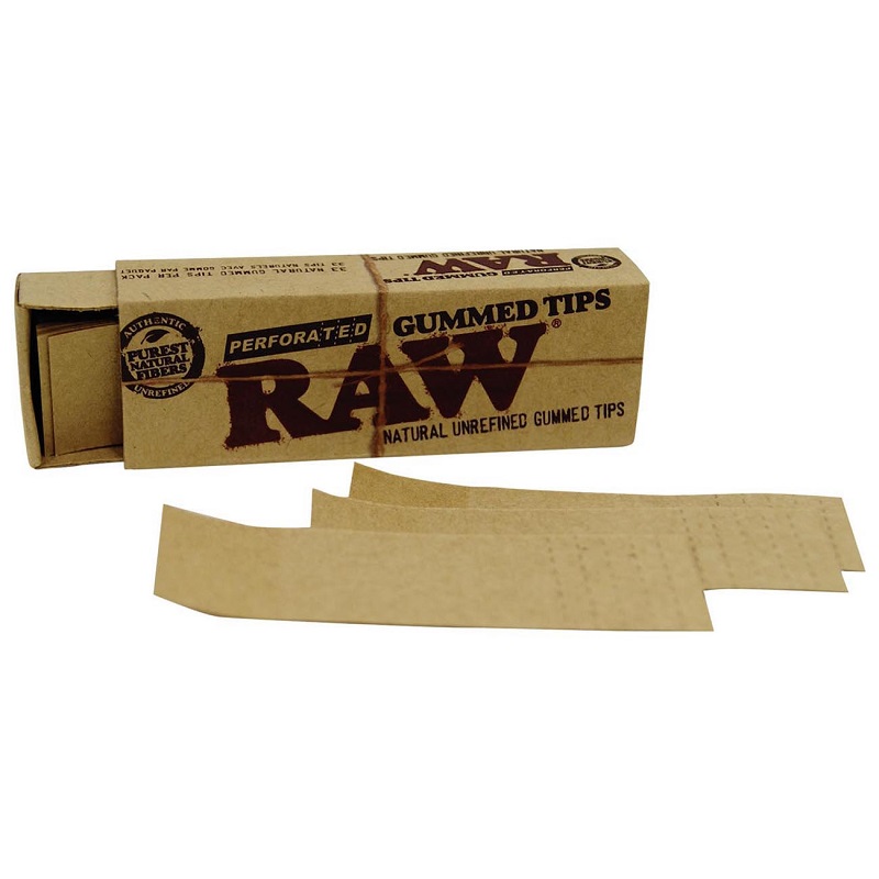 RAW - Gummed Tips - Perforiert